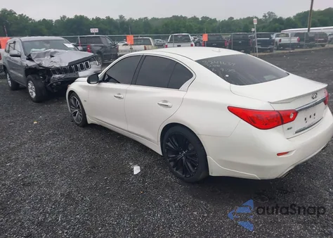 2017 Infiniti Q50 3.0T Premium z USA, uszkodzony, nr VIN JN1EV7AR3HM833084
